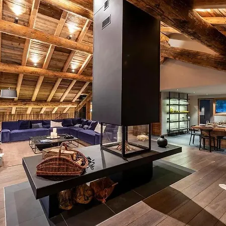 Villa 9br Relaxing Chalet With Pool Manigod